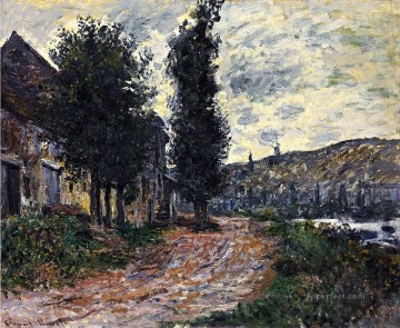 Camino de remolque en Lavacourt Claude Monet Pinturas al óleo